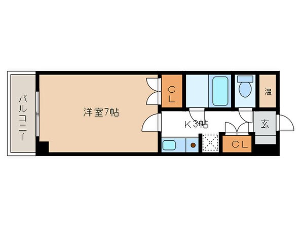 クリテリオン福岡の物件間取画像